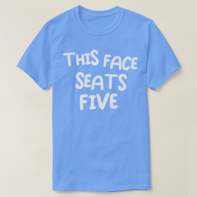 This Face Seats Five Class of Nuke Em High Punk T-Shirt (Design Front)