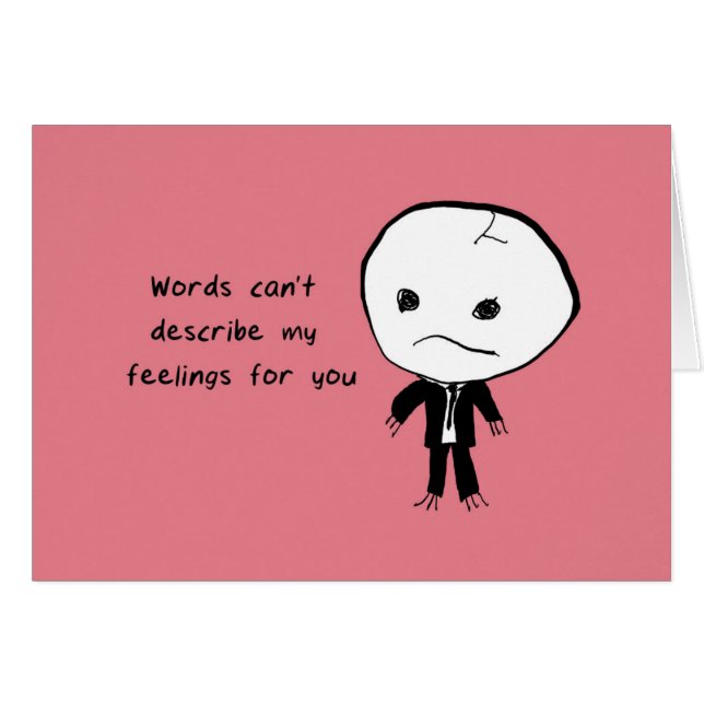 This Face Will Have To Do Card (Front Horizontal)