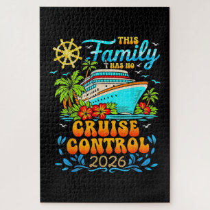This Family Cruise Has No Control 2026 Vacation Jigsaw Puzzle