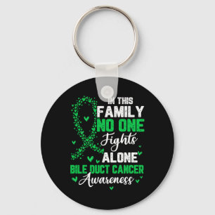 This Family Nobody Fight Alone Bile Duct Cancer Aw Key Ring