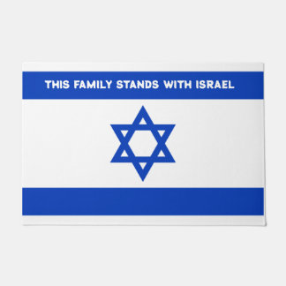 THIS FAMILY STANDS WITH ISRAEL DOORMAT