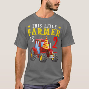 This Farmer Is 2nd Birthday Matching Tractor Farm T-Shirt