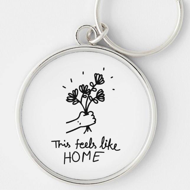 This Feels Like Home Key Ring (Front)
