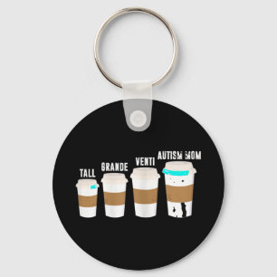This funny autism awareness t-shirt for an autism key ring