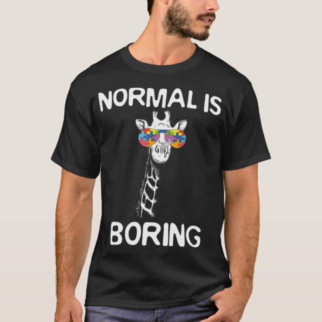 This funny graphic design features giraffe with co T-Shirt (Front)