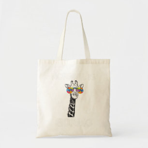 This funny graphic design features giraffe with co tote bag