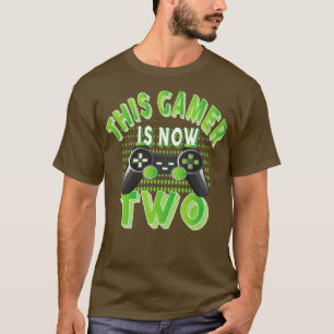 This Gamer Is Now Two Years Old Boy Video Game Lov T-Shirt