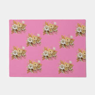 This Garden & Outdoor Décor floral pattern design Doormat