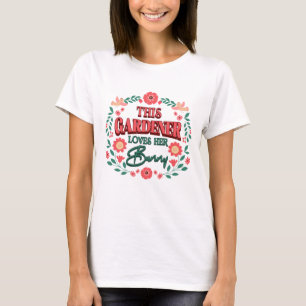 This Gardener Loves Her Bunny T-Shirt