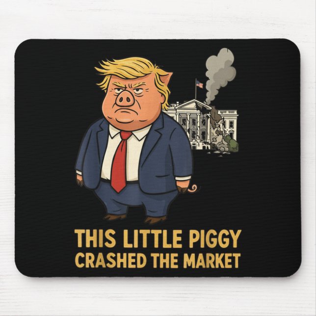 This Ggy Crashed The Market Funny Quote  Mouse Mat (Front)