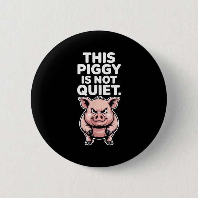 This Ggy Is Not Quiet Litical Funny Quote Meme  6 Cm Round Badge (Front)
