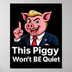 This Ggy Won’t Be Quiet Funny Litical Parody Poster
