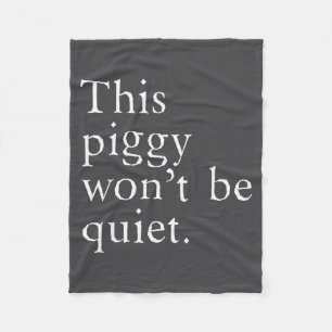 This Ggy Won't Be Quiet Funny Sayings Vintage Men Fleece Blanket