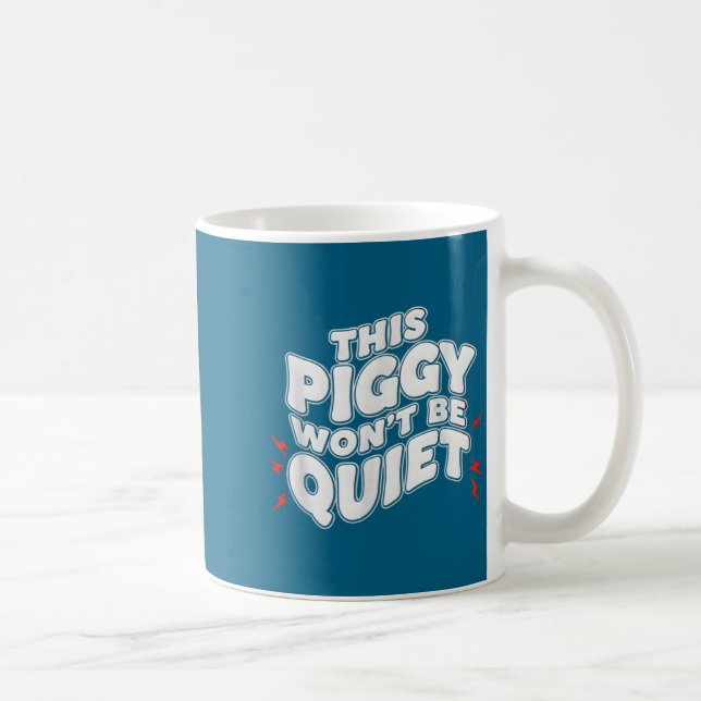 This Ggy Won't Be Quiet Man  Coffee Mug (Right)