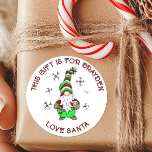 This Gift is For Personalised Christmas Gift Tag