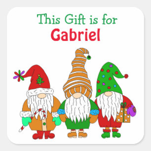 This Gift is For, Personalised Christmas Gift Tags