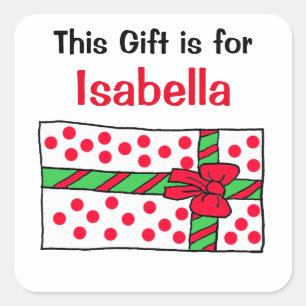 This Gift is for Personalised Gift Tag