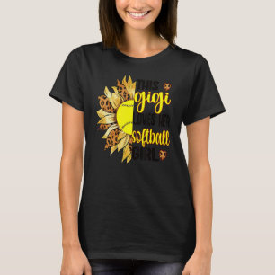 This Gigi Loves Her Softball Girl Softball Grandma T-Shirt