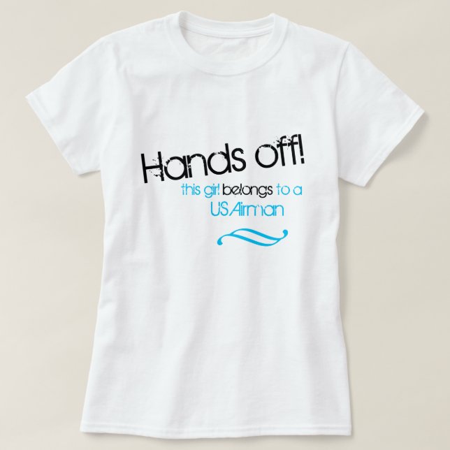 This Girl Belongs to an Airman T-Shirt (Design Front)
