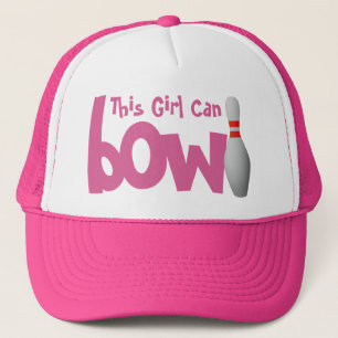 This Girl Can Bowl Bowler Trucker Hat
