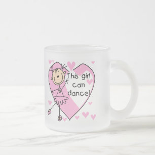 This Girl Can Dance T-shirts and Gifts Frosted Glass Coffee Mug