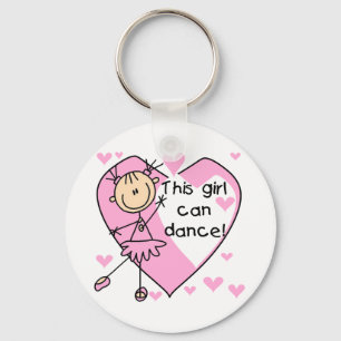 This Girl Can Dance T-shirts and Gifts Key Ring