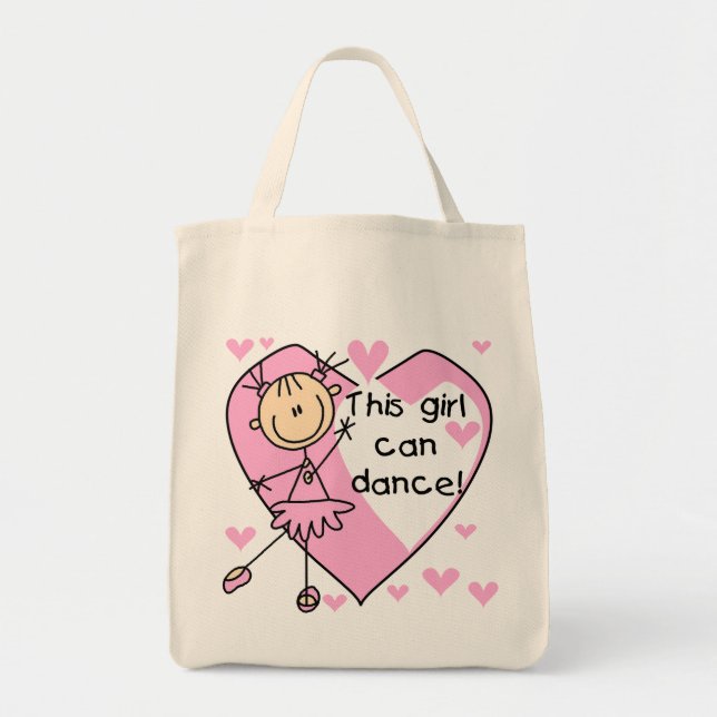 This Girl Can Dance T-shirts and Gifts Tote Bag (Front)