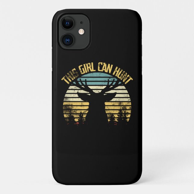 This Girl Can Hunt Classic Case-Mate iPhone Case (Back)