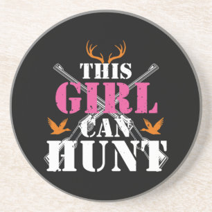 This Girl Can Hunt Deer Hunting Lover Essential Coaster