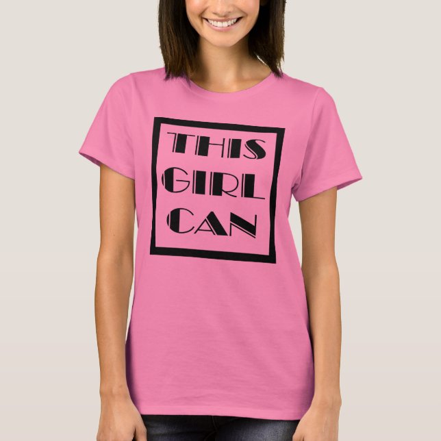 This  Girl  Can T-Shirt (Front)