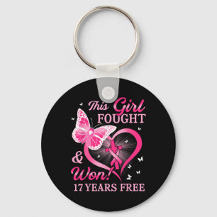 This Girl Fought And Won Breast Cancer 17 Years Of Key Ring