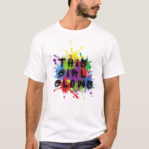 This Girl Glows For Kids Tie Dye Bright Colours 80 T-Shirt