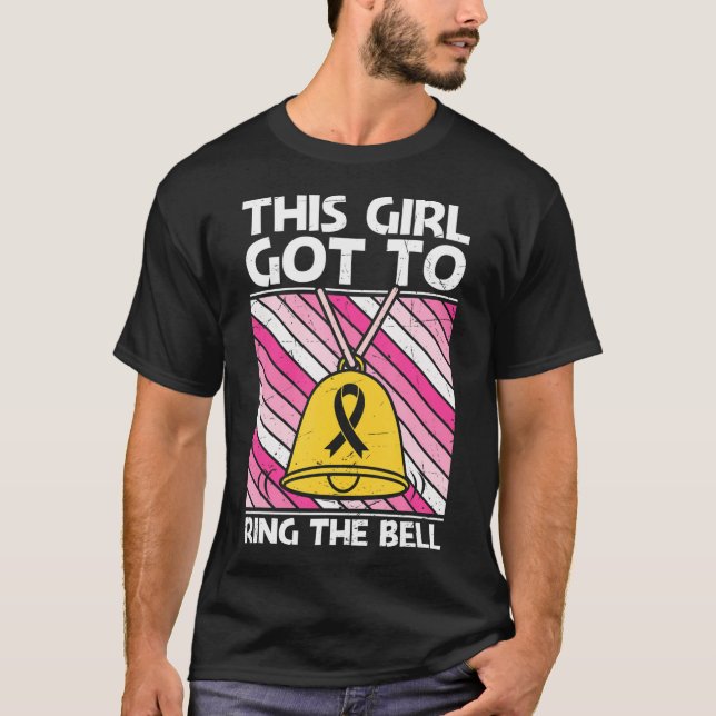 This Girl Got To Ring Bell Breast Cancer Survivor T-Shirt (Front)