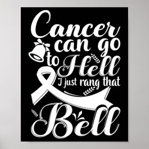 This Girl Got To Ring The Bell Chemo Grad Breast C Poster