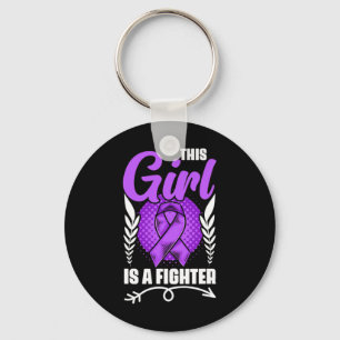 This Girl Is A Fighter Epilepsy Survivor Epilepsy  Key Ring