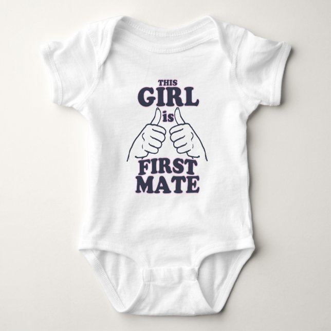 This Girl is FIRST MATE T-Shirt (Front)