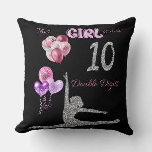 This Girl Is Now 10 Double Digits Gymnastics    Cushion