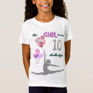 This Girl Is Now 10 Double Digits Gymnastics  T-Shirt