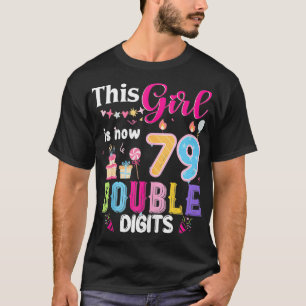 This Girl Is Now 79 1945 Years Double Digits Birth T-Shirt