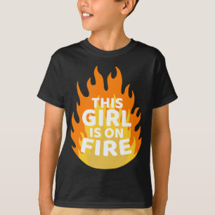 This Girl Is On Fire - Emancipation Women Power - T-Shirt