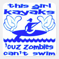 This Girl Kayaks Cuz Zombies Can’t Swim