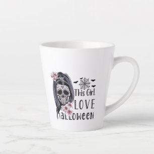 This Girl Love Halloween Latte Mug