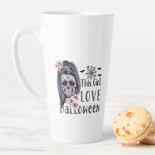 This Girl Love Halloween Latte Mug