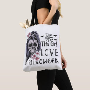 This Girl Love Halloween Tote Bag
