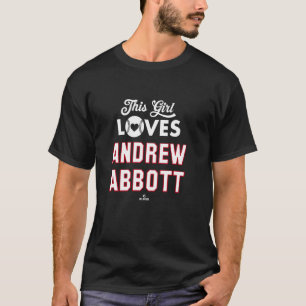 This Girl Loves Andrew Abbott Cincinnati Baseball  T-Shirt