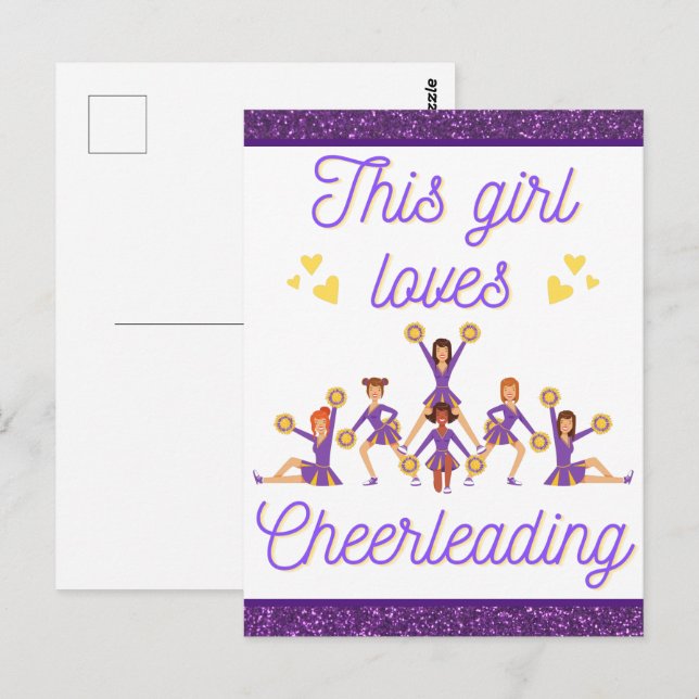 This Girl Loves Cheerleading   Postcard (Front/Back)