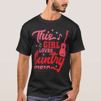 This Girl Loves Country Music friend T-Shirt