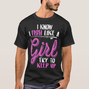 This Girl Loves Fishing With Her Husband - Fisherm T-Shirt