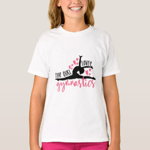 This Girl Loves Gymnastics // Fun Gymnastics Kids T-Shirt