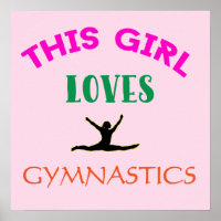 This Girl Loves Gymnastics Gymnast Quote